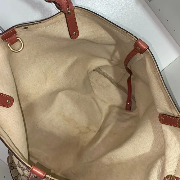 Authentic Rare Gucci GG Tote Bag - Picture 14 of 17